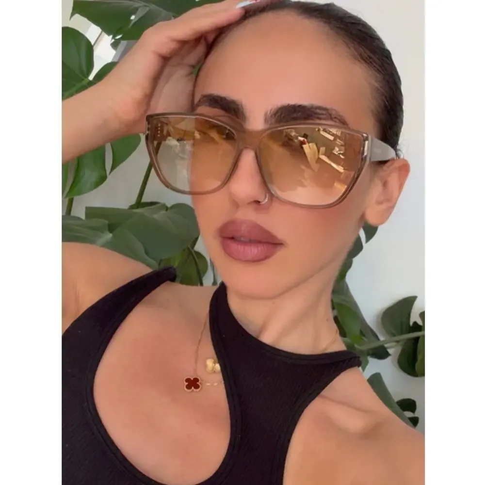 NEW Saint Laurent SL758/F Champage Mirrored Sunglasses